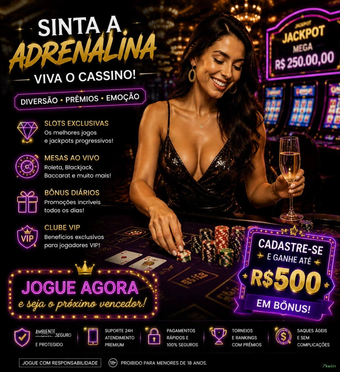 Cassino ao vivo no Brasil | 7kwin: segura e premiada